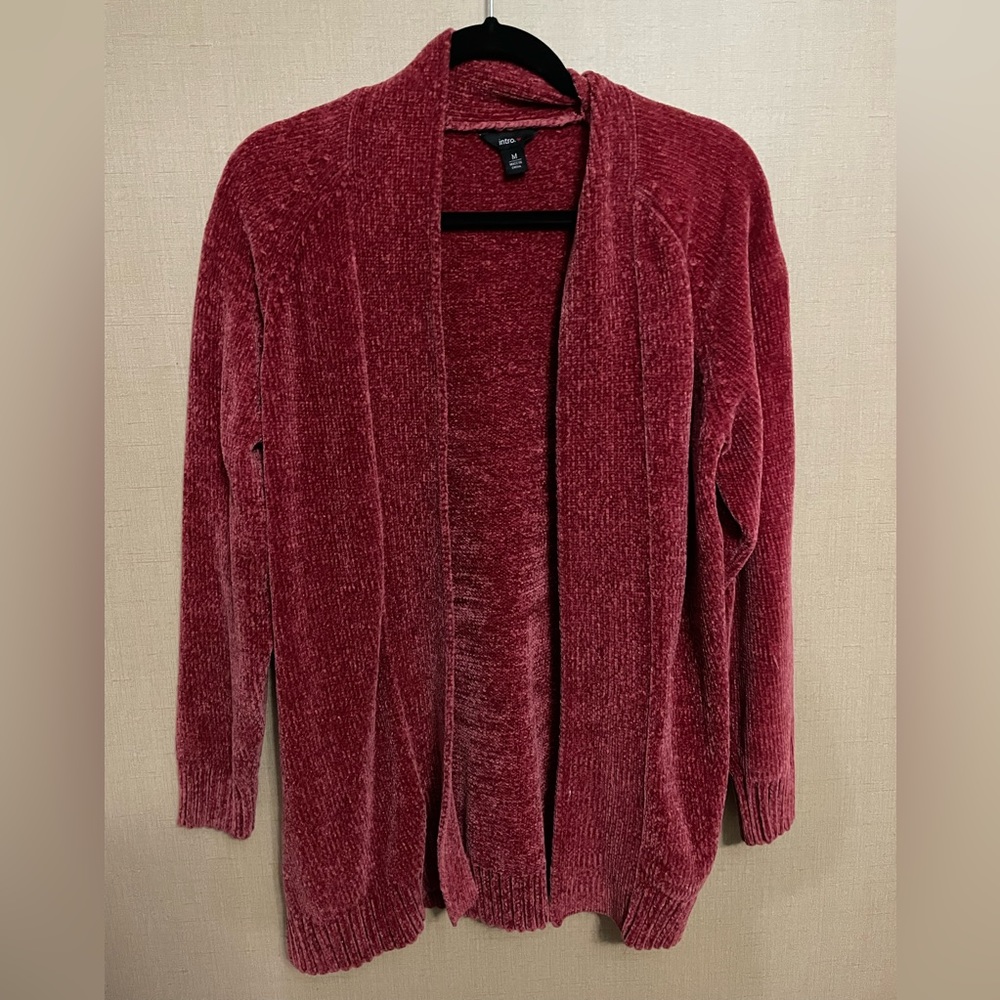Chenille cardigan